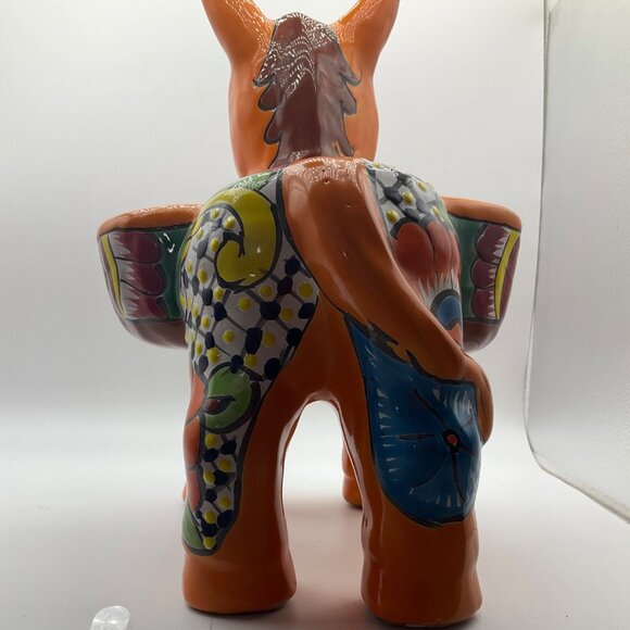 Handcrafted Handpainted Donkey Planter Mexican Talavera Pottery*Read - Picture 11 of 12